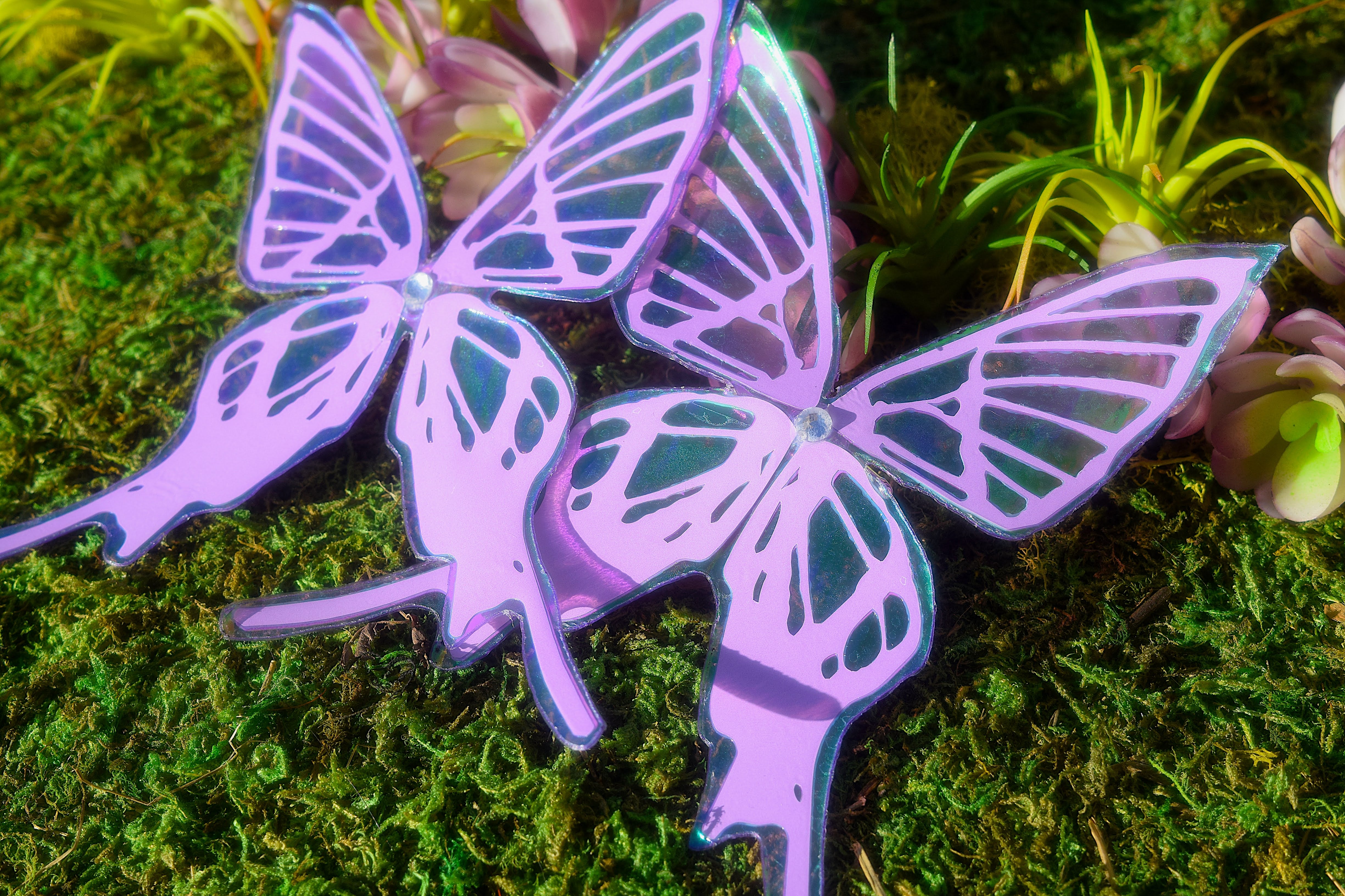 Mood Butterfly - Purple Color Changing Hair Clip