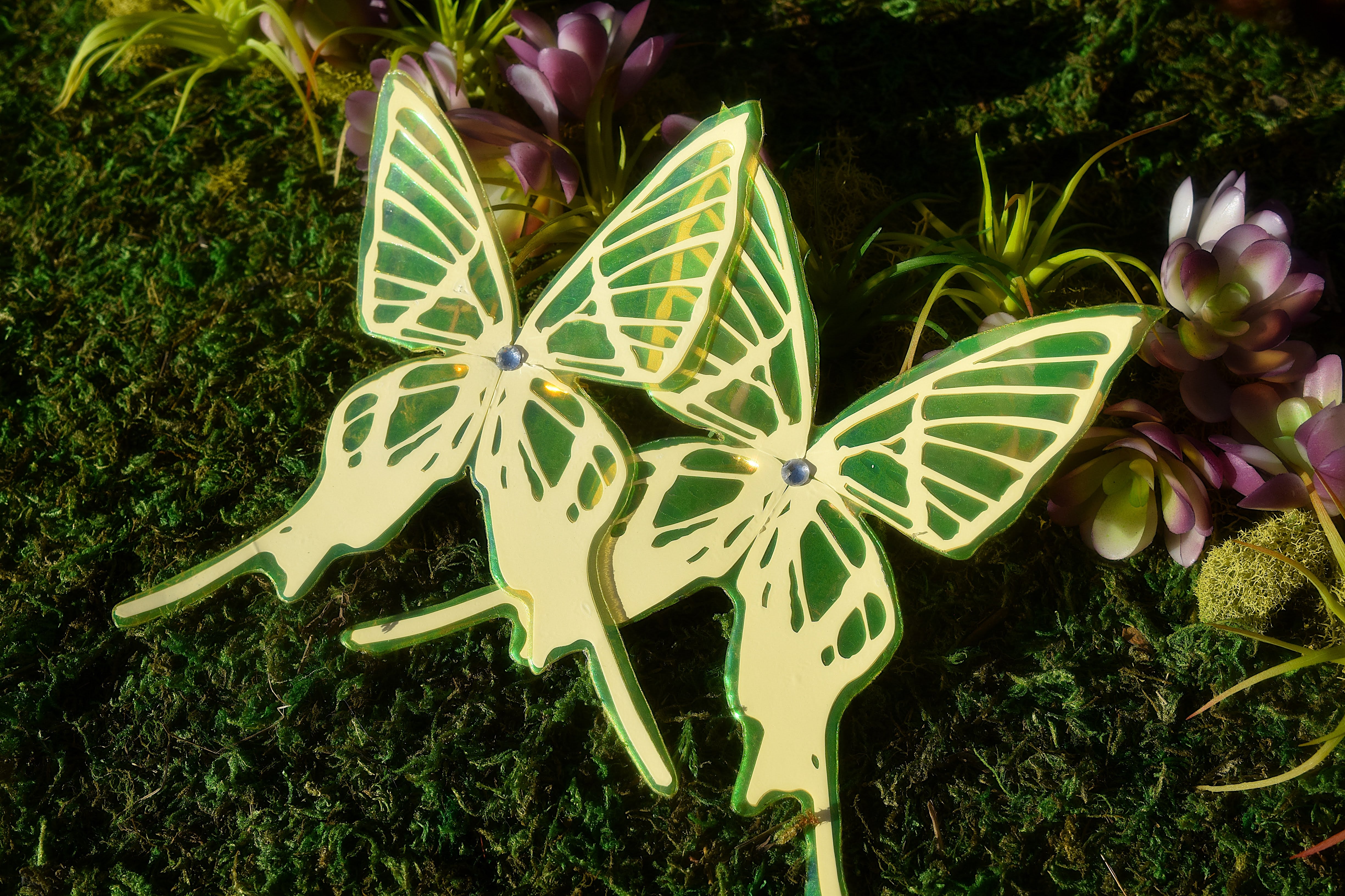 Mood Butterfly - Yellow Color Changing Hair Clip